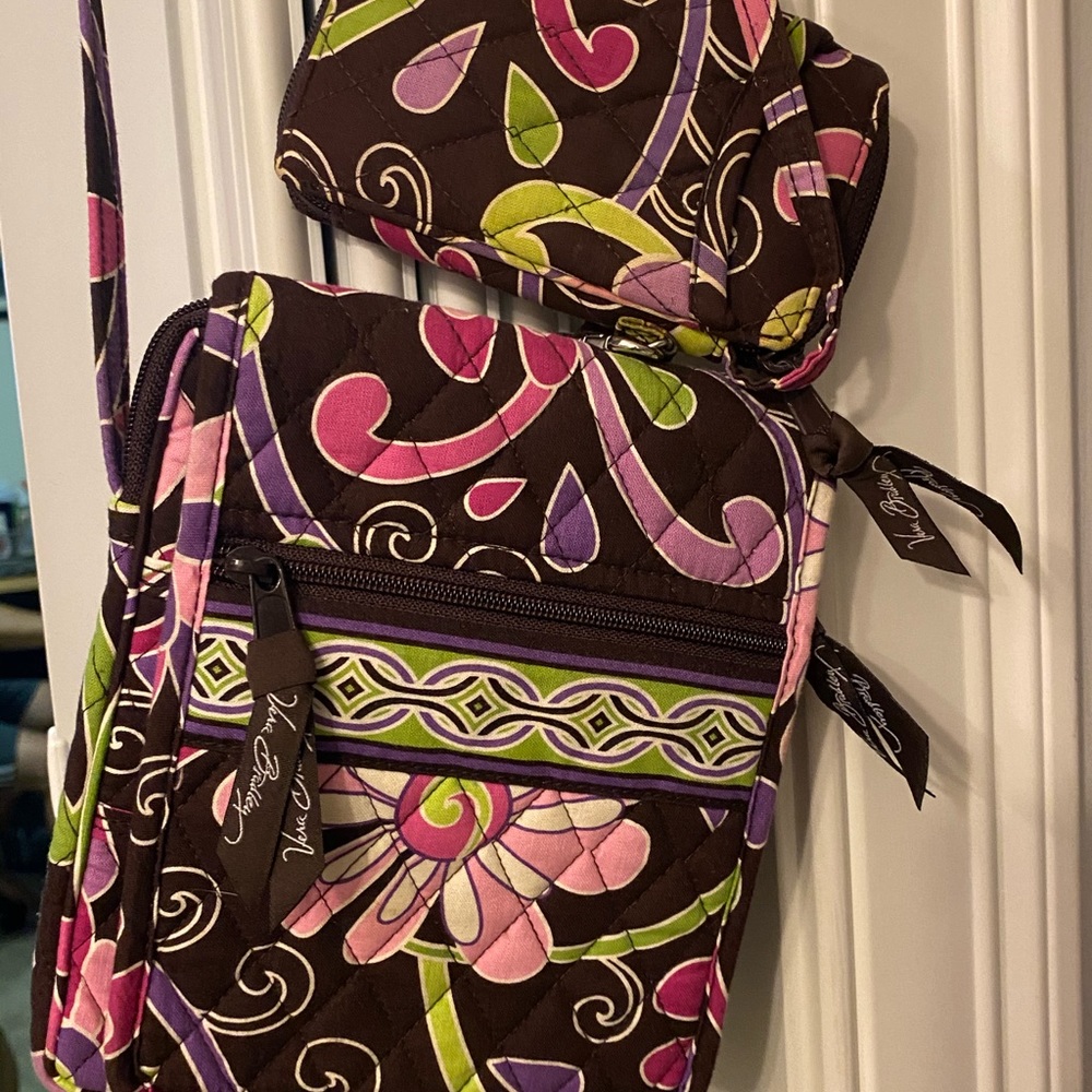 Vera Bradley Cross body Hipster bag and wallet